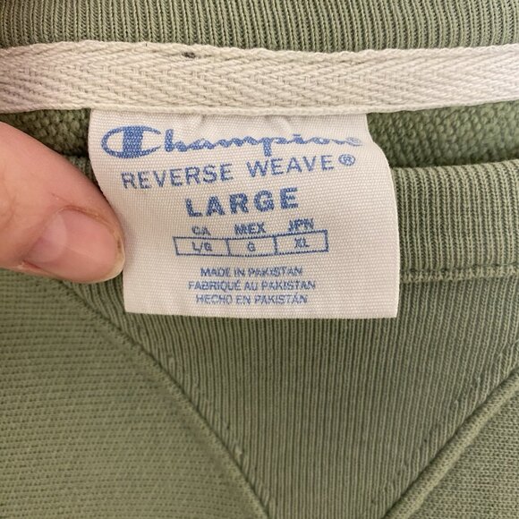 Champion Large Sweatshirt Reverse Weave San Antonio Vintage Crew Neck Unisex - Picture 6 of 10